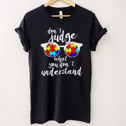 Sunglasses Puzzle Autism Awareness Tee For Men Women Kids T Shirt