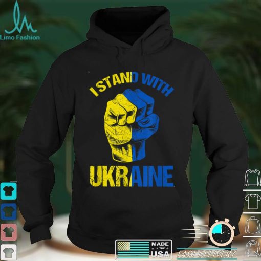 Support Ukraine I Stand With Ukraine Ukrainian Flag T Shirt