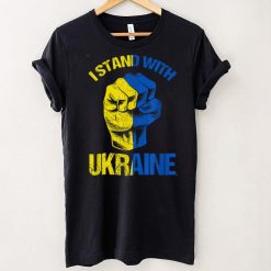 Support Ukraine I Stand With Ukraine Ukrainian Flag T Shirt