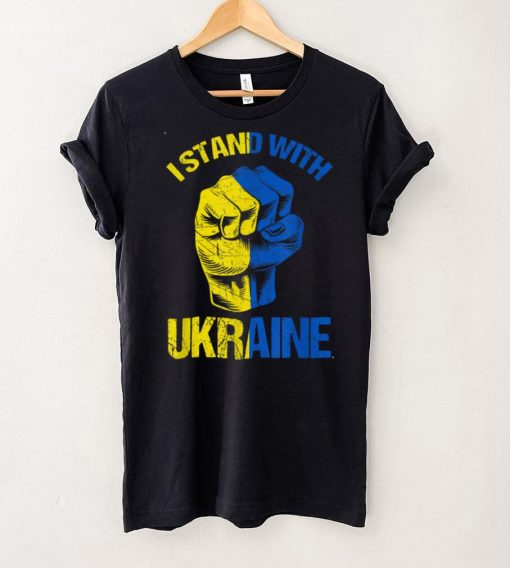 Support Ukraine I Stand With Ukraine Ukrainian Flag T Shirt