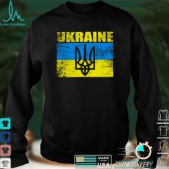 Support Ukraine Stand I With Ukraine Ukrainian Flag America Pullover Hoodie