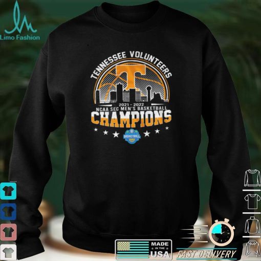 Tennessee Volunteers 2022 NCAA SEC Men’s Basketball Champions Graphic Unisex T Shirt, Sweatshirt