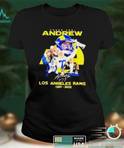 Thank You Andrew Los Angeles Rams 2017 2022 Super Bowl Lvi Champions shirt