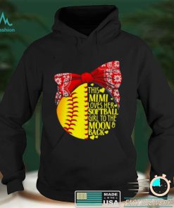 This Mimi Loves Her Softball Girl To The Moon And Back shirt