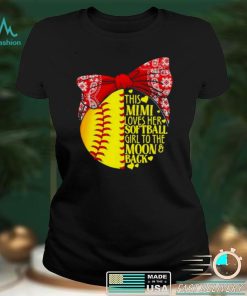 This Mimi Loves Her Softball Girl To The Moon And Back shirt