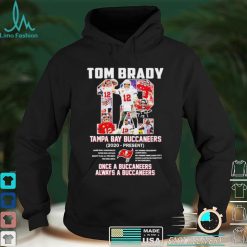 Tom Brady Tampa Bay Buccaneers 2020 present once a Buccaneers always a Buccaneers shirt