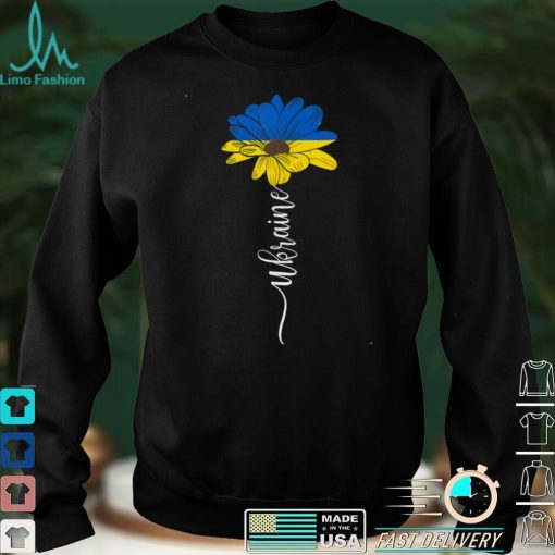 Ukraine Flag Sunflower Vintage Ukrainian Support Ukraine T Shirt