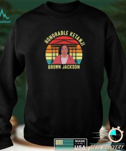 Vintage Honorable Ketanji Brown Jackson Shirt First Black Woman Supreme Court Justice Tshirt