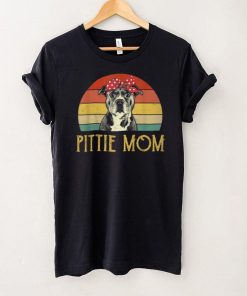 Vintage Pittie Mom Shirt Pitbull Dog Lovers Mothers Day T Shirt B09VXG167F