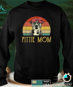 Vintage Pittie Mom Shirt Pitbull Dog Lovers Mothers Day T Shirt B09VXG167F