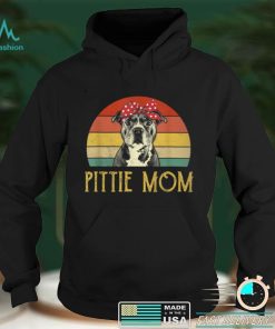 Vintage Pittie Mom Shirt Pitbull Dog Lovers Mothers Day T Shirt B09VXG167F