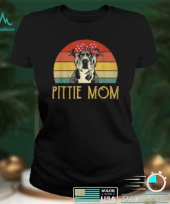 Vintage Pittie Mom Shirt Pitbull Dog Lovers Mothers Day T Shirt B09VXG167F