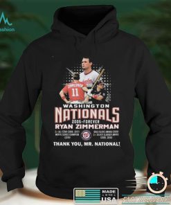 Washington Nationals 2005 forever Ryan Zimmerman thank you Mr.National shirt