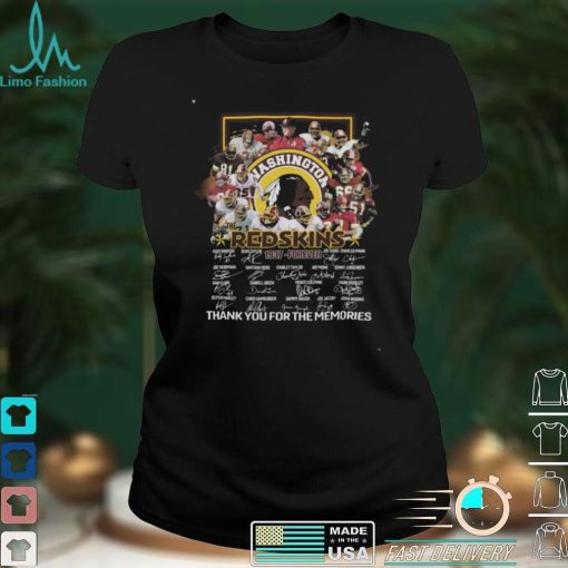 Washington Redskins 1937 forever Thank You For The Memories Shirt