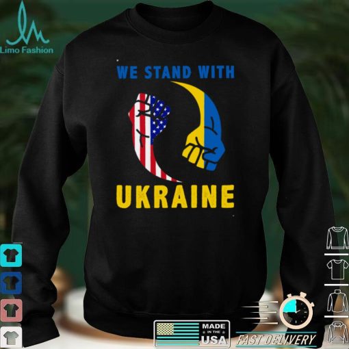 We Stand with Ukraine Ukrainian Flag Ukrainians Puck Futin Sweatshirt