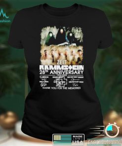 Zeit Rammstein 28th anniversary 1994 2022 thank you for the memories shirt