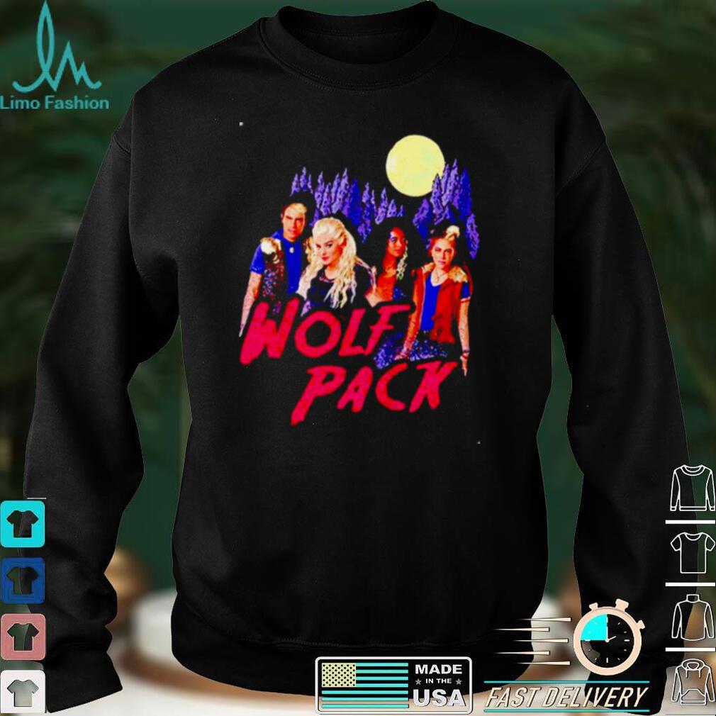 Zombies Wolf Pack Full Moon shirt