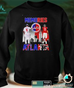 atlanta braves and atlanta falcons memories freeman and ryan signatures shirt shirt