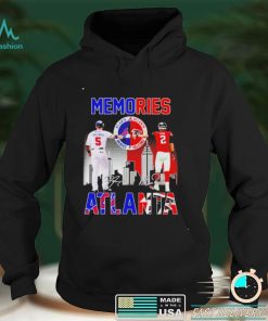 atlanta braves and atlanta falcons memories freeman and ryan signatures shirt shirt