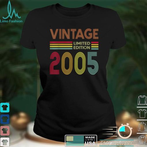 17 Year Old Gifts Vintage 2005 Limited Edition 17th Birthday T Shirt
