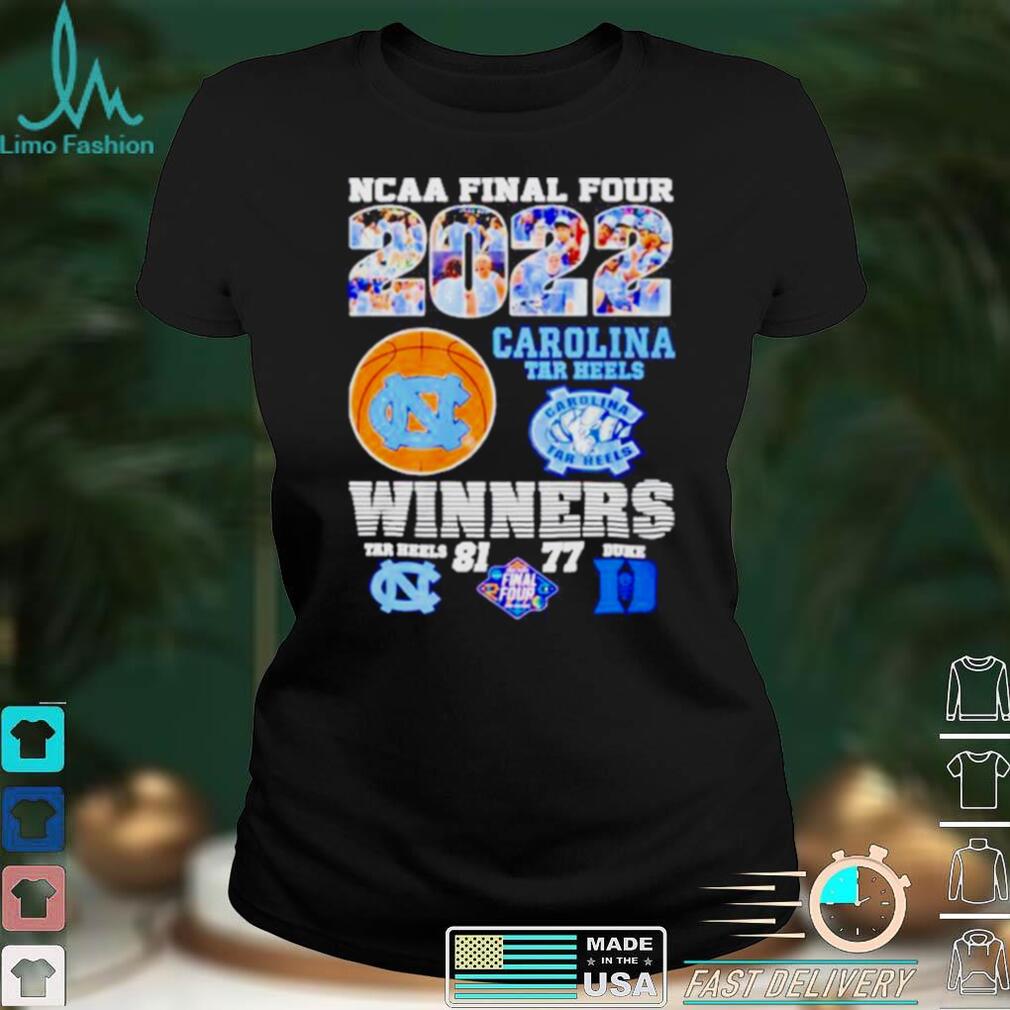 2022 NCAA Final Four Carolina Tar Heels Winners Shirt