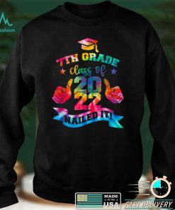 7th Grade Class Of 2022 Nailed It Shirt, Boy Girl Graduation T Shirt