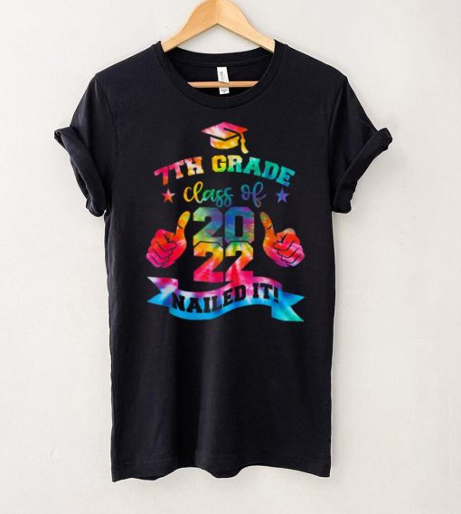 7th Grade Class Of 2022 Nailed It Shirt, Boy Girl Graduation T Shirt