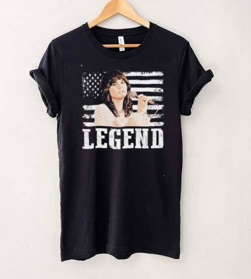 American Flag Linda Ronstadt Music Legend shirt