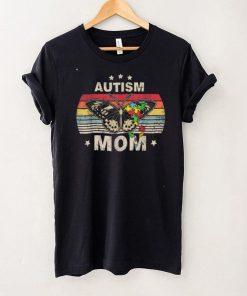 Autism Mom Proud Mom Awareness Month Mama Autistic Vintage T Shirt