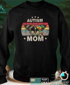 Autism Mom Proud Mom Awareness Month Mama Autistic Vintage T Shirt