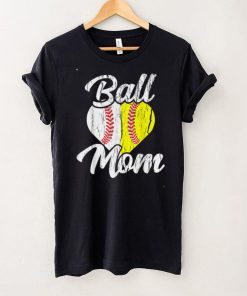 Ball Mom Baseball Softball Mama Team Sports T Shirt