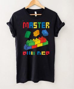 Brick Builder Funny Blocks Building Master Builder Toys Kids T Shirt