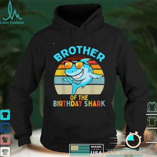 Brother of the Shark Birthday Matching Family T Shirt