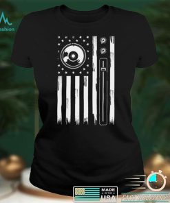 Cool Music Producer For Men Women American Flag Patriotic DJ T Shirt