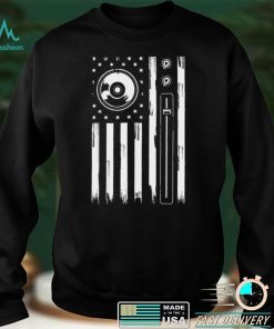 Cool Music Producer For Men Women American Flag Patriotic DJ T Shirt