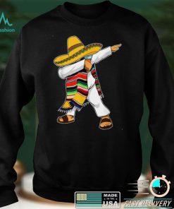 Dabbing Mexican Poncho Cinco de Mayo Sombrero T Shirt