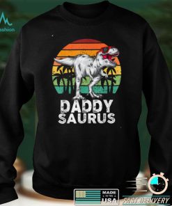 Daddysaurus Funny T Rex Dinosaur Dad saurus Family Matching T Shirt