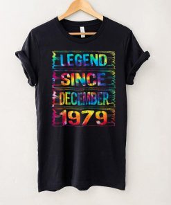 December 43 Years Old Since 1979 43rd Birthday Gift Tie Dye T Shirt tee
