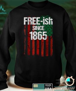 Free ish Since 1865 Juneteenth Day Flag Black Pride T Shirt