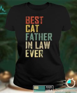 Funny Father Day Best Cat Brother In Law Ever Vintage T Shirt sweater shirt