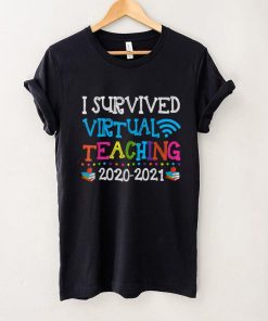Funny I Survived Virtual Teaching End Of Year Teacher Remote T Shirt sweater shirt