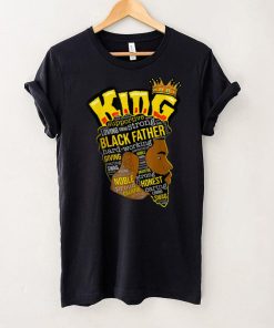 Happy Father Day Black Father King Afro African Mens Strong T Shirt tee