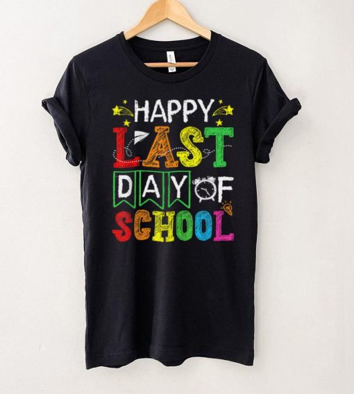 Happy Last Day of School T Shirt Students and Teachers Gift T Shirt2 tee