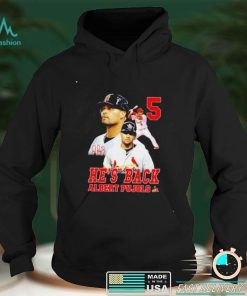 5 he's back Albert Pujols shirt