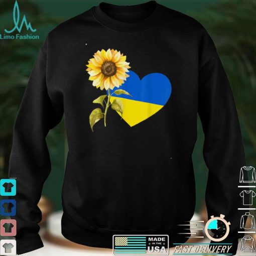 I Stand With Ukraine Sun flower Support Ukraine Ukrainian T Shirt