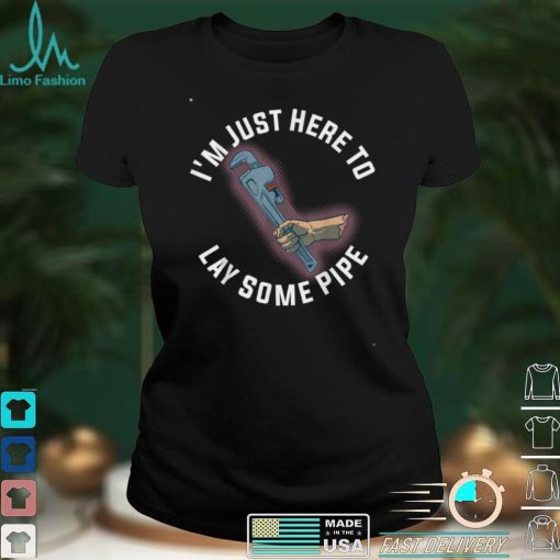 Im Just Here To Lay Some Pipe T Shirt