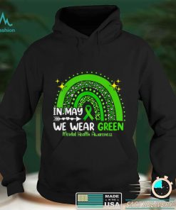 In May We Wear Green Mental Health Awareness T Shirt