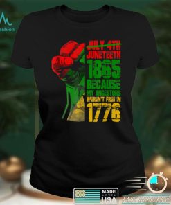July 4th Juneteenth 1865 Celebrate African Americans Freedom Shirts tee