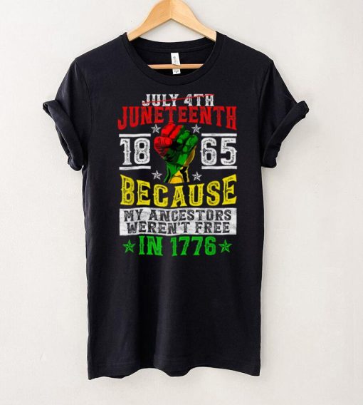 July 4th Juneteenth 1865 Celebrate African Americans Freedom T Shirts tee