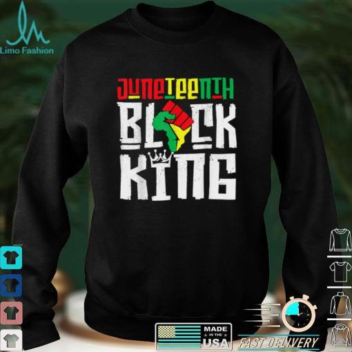 Juneteenth Black King Melanin Black Dad Fathers Day Men T Shirt tee